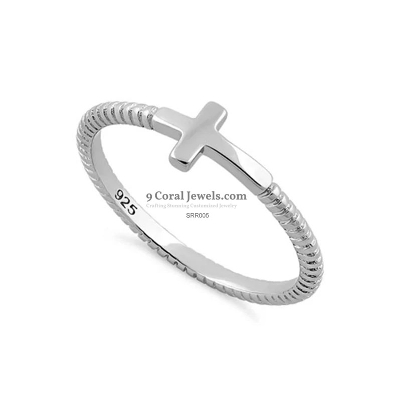 Sterling Silver Cross Ring