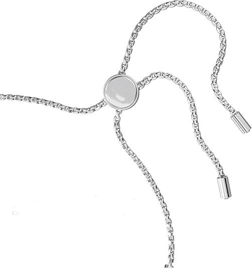 925 Sterling Silver Bezel-Set CZ Adjustable Bracelet