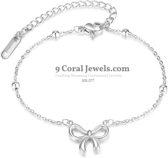 Sterling Silver Bow Bracelet