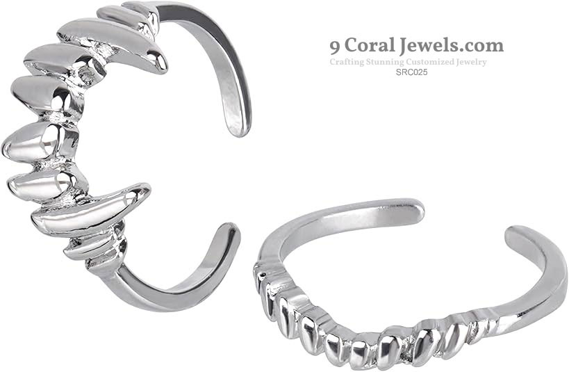 Silver Adjustable Toe Ring
