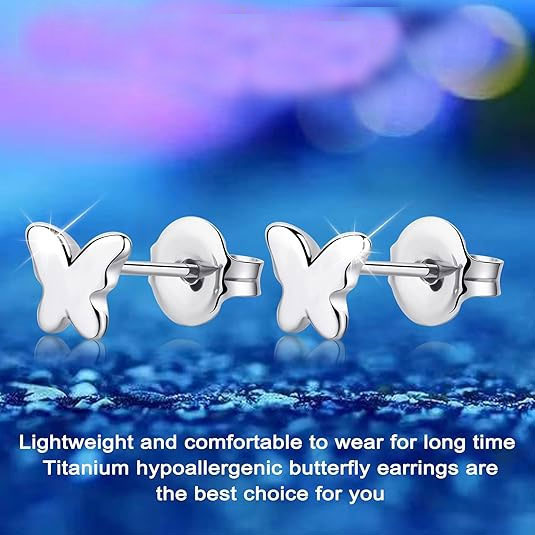 Butterfly Stud Earrings