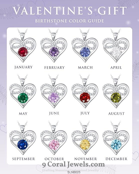 CZ Infinity Heart Pendant Necklace