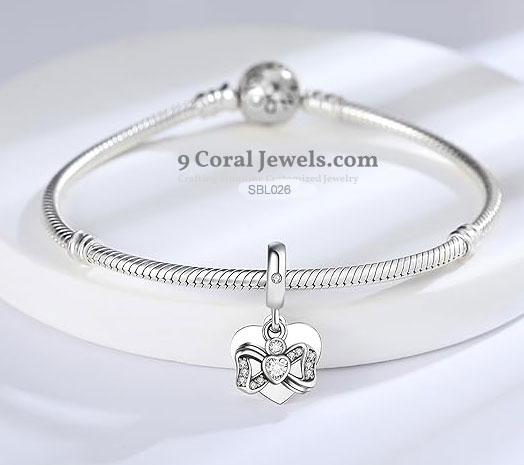 925Sterling Silver January Birthstone Charm