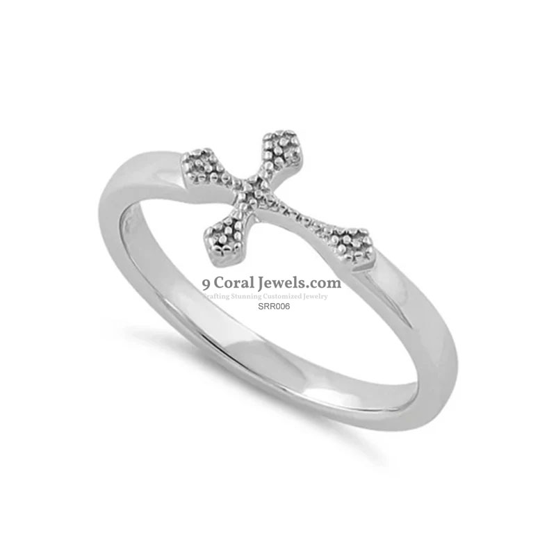 Sterling Silver Cross Ring