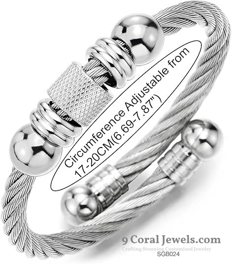 925% Sterling Silver Cable Bracelet