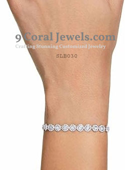 CZ American Diamond Tennis Bracelet