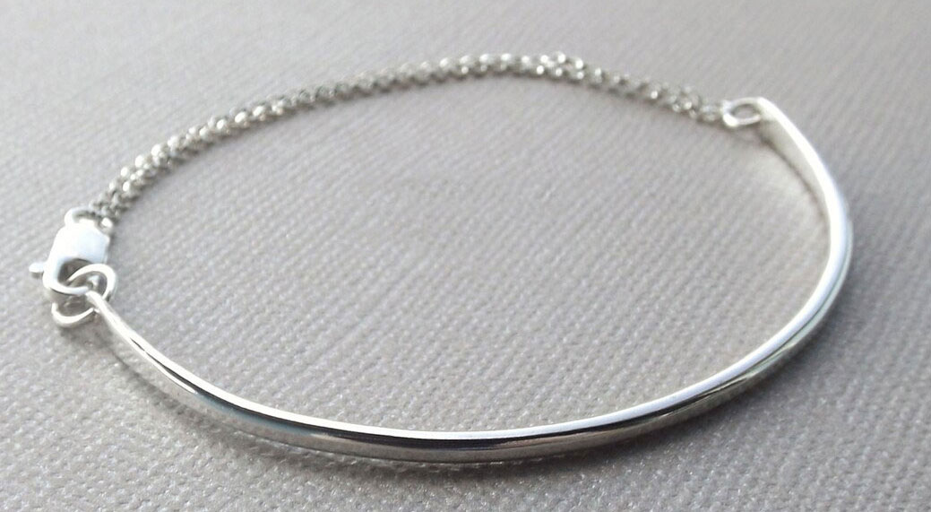 Sterling Silver Bar Bracelet