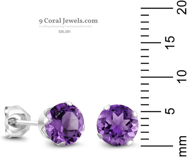 Sterling Silver Amethyst Jewelry Set
