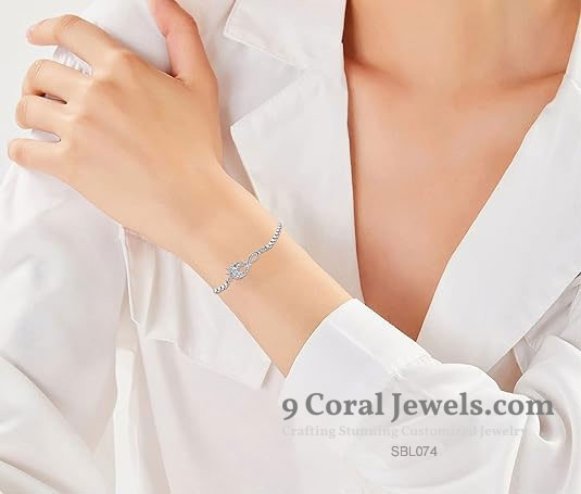 Dragon Infinity Symbol Bracelet – 925 Sterling Silve