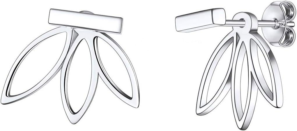 Sterling Silver Petal Earrings