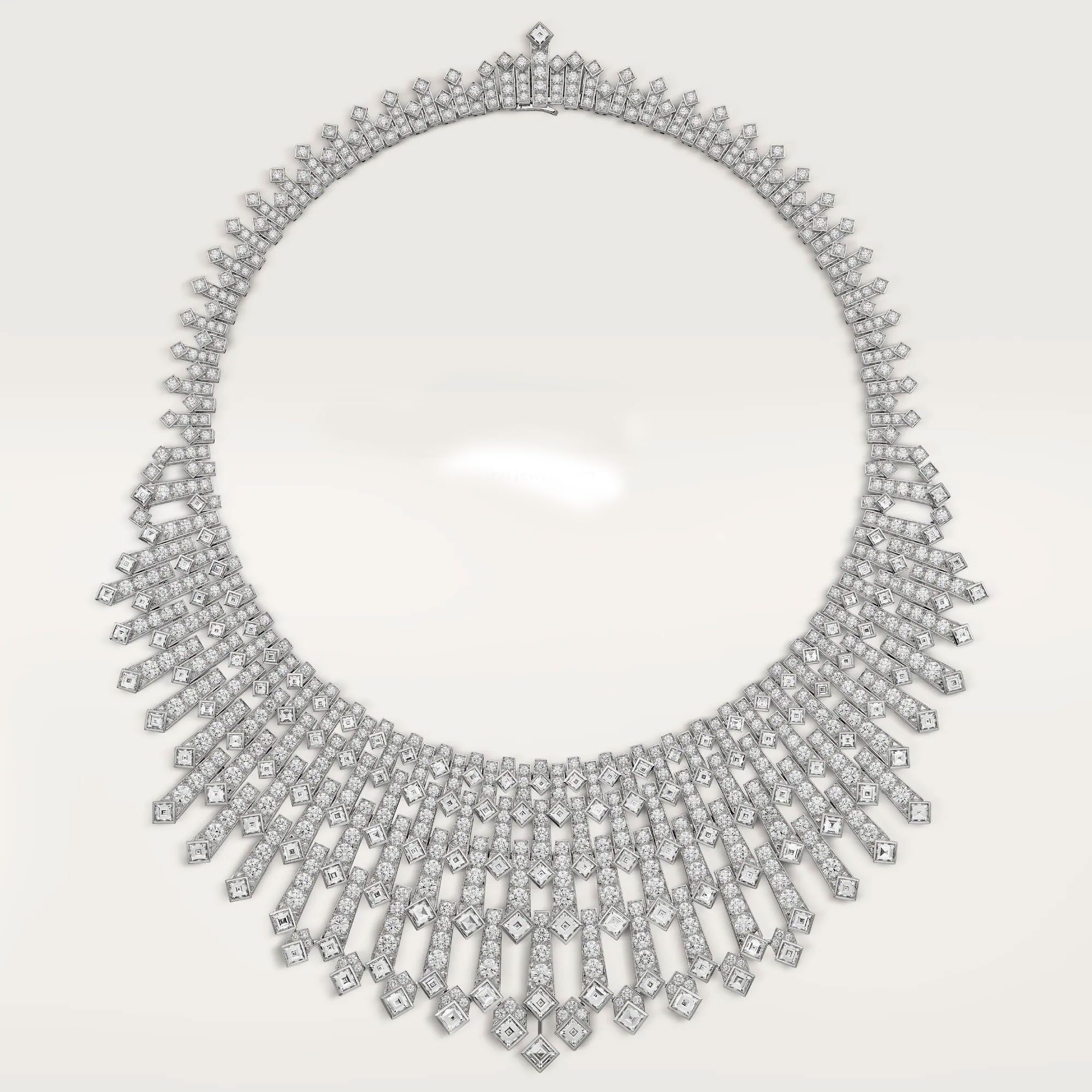 American Diamond Sterling Silver Necklace