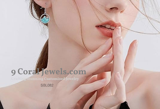 Sterling Silver Mountain Turquoise Jewelry Set