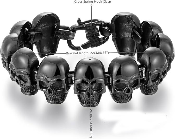 Black Skull Bracelet