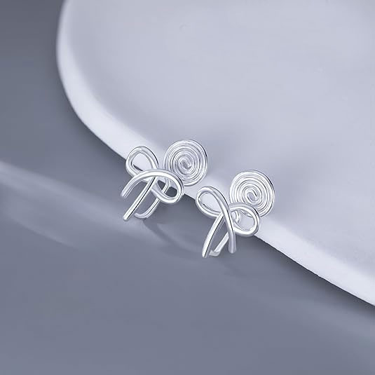 Stylish Silver Wire Earrings