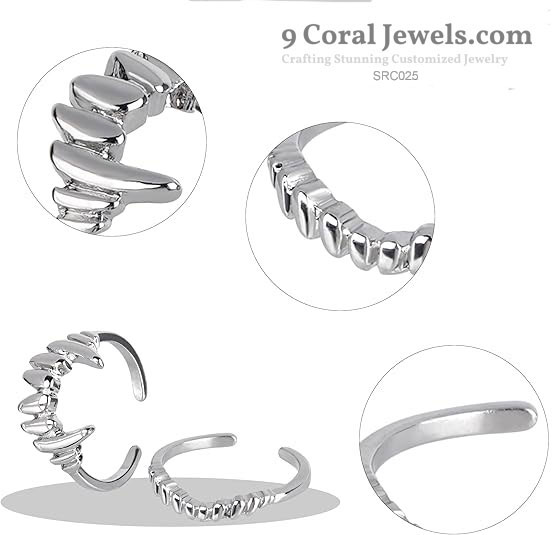Silver Adjustable Toe Ring