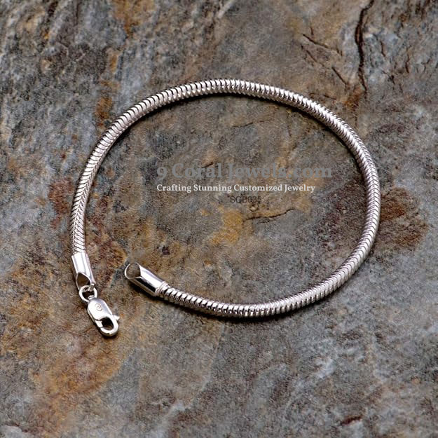 Sterling Silver Snake Chain Bracelet