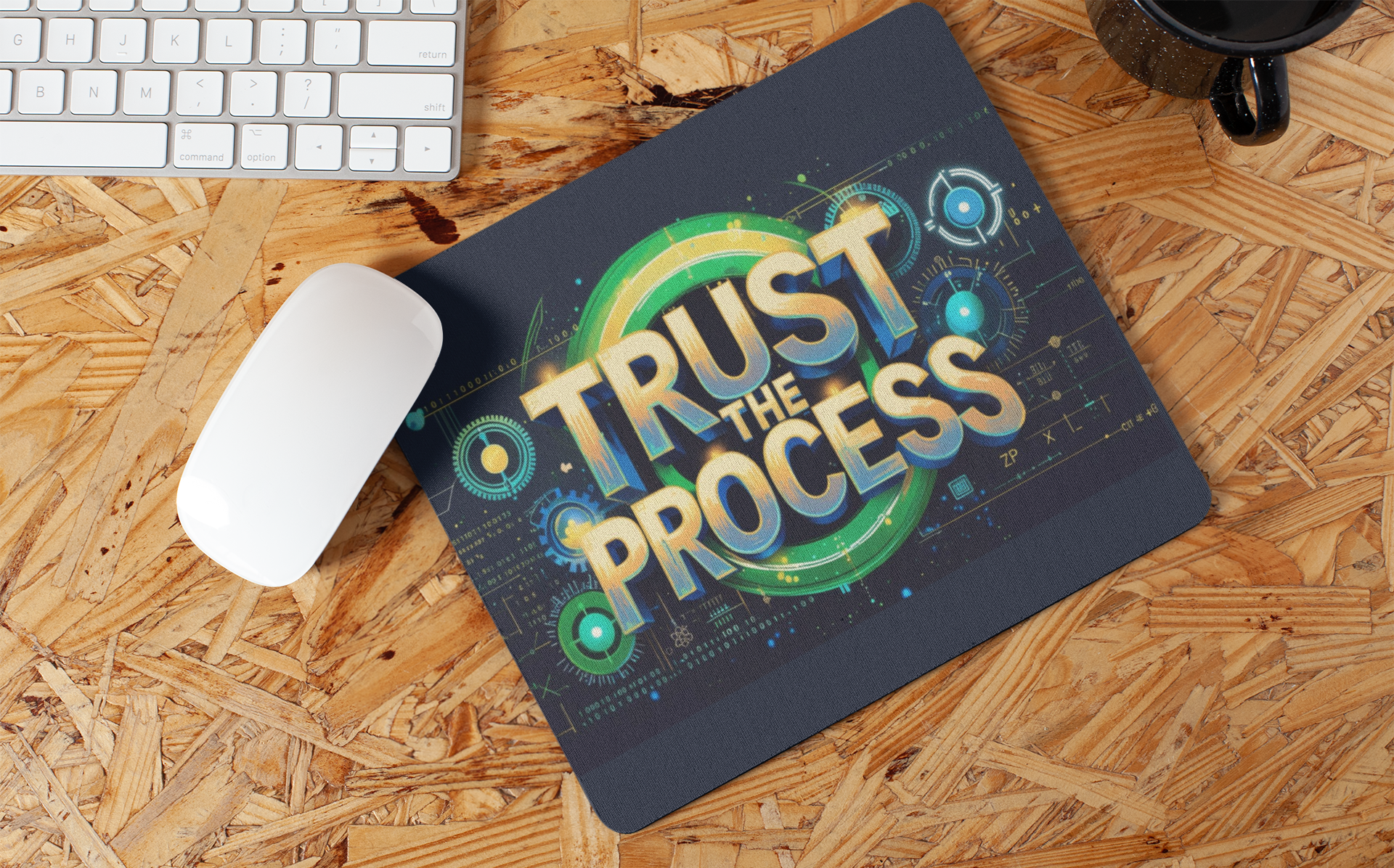 Trust the Process - Inspirational Mouse Mat