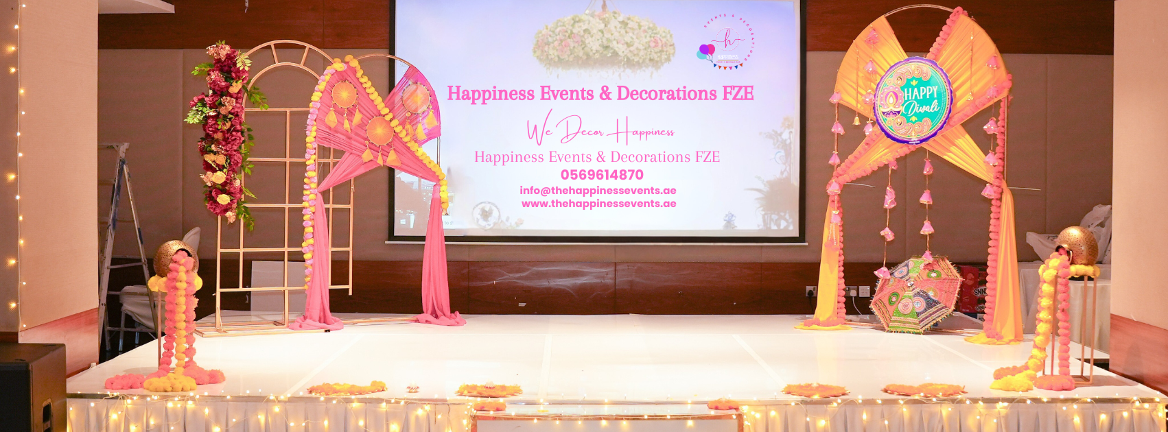 Decorative Stage Arch Setup