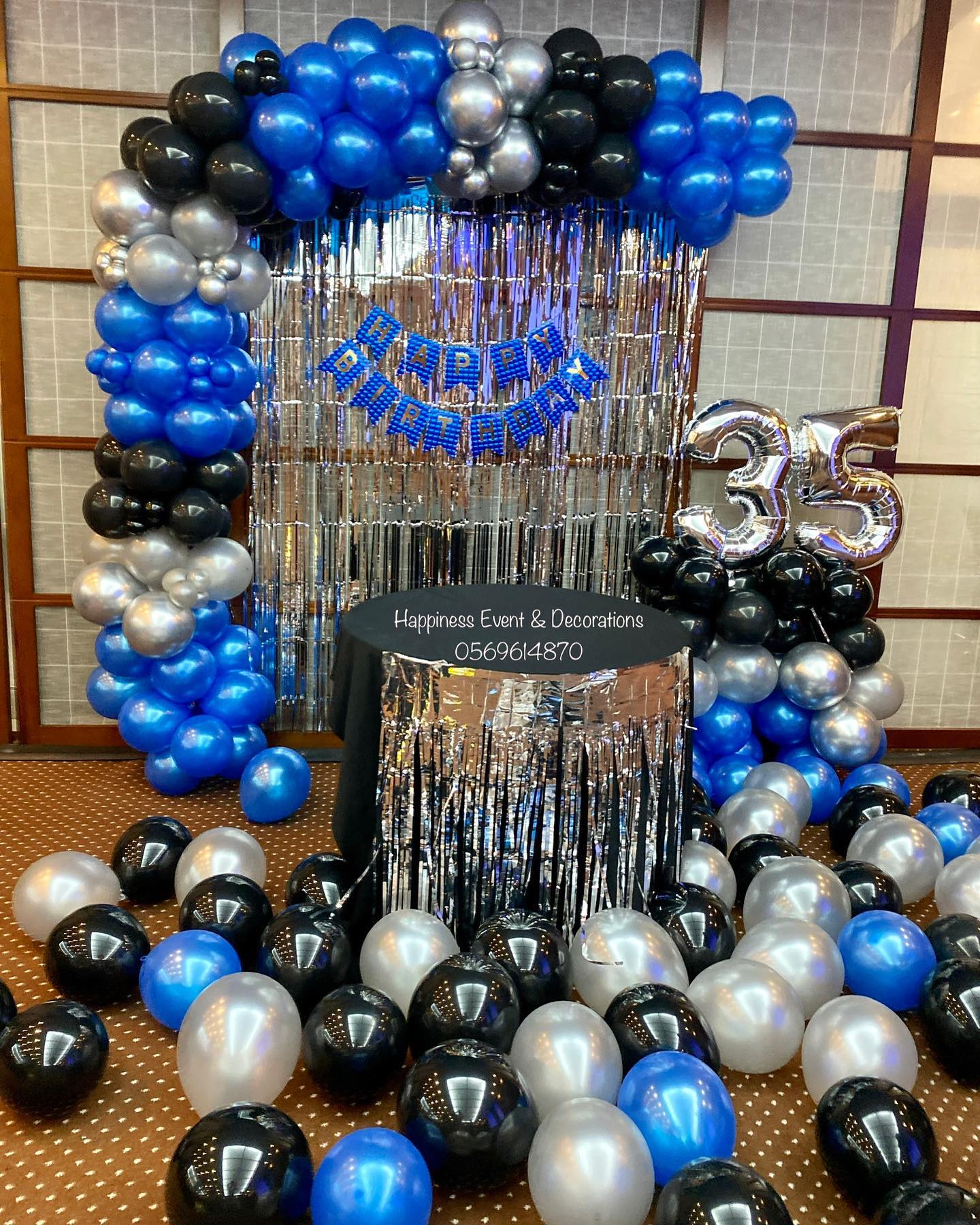 Birthday Balloon Decoration Set