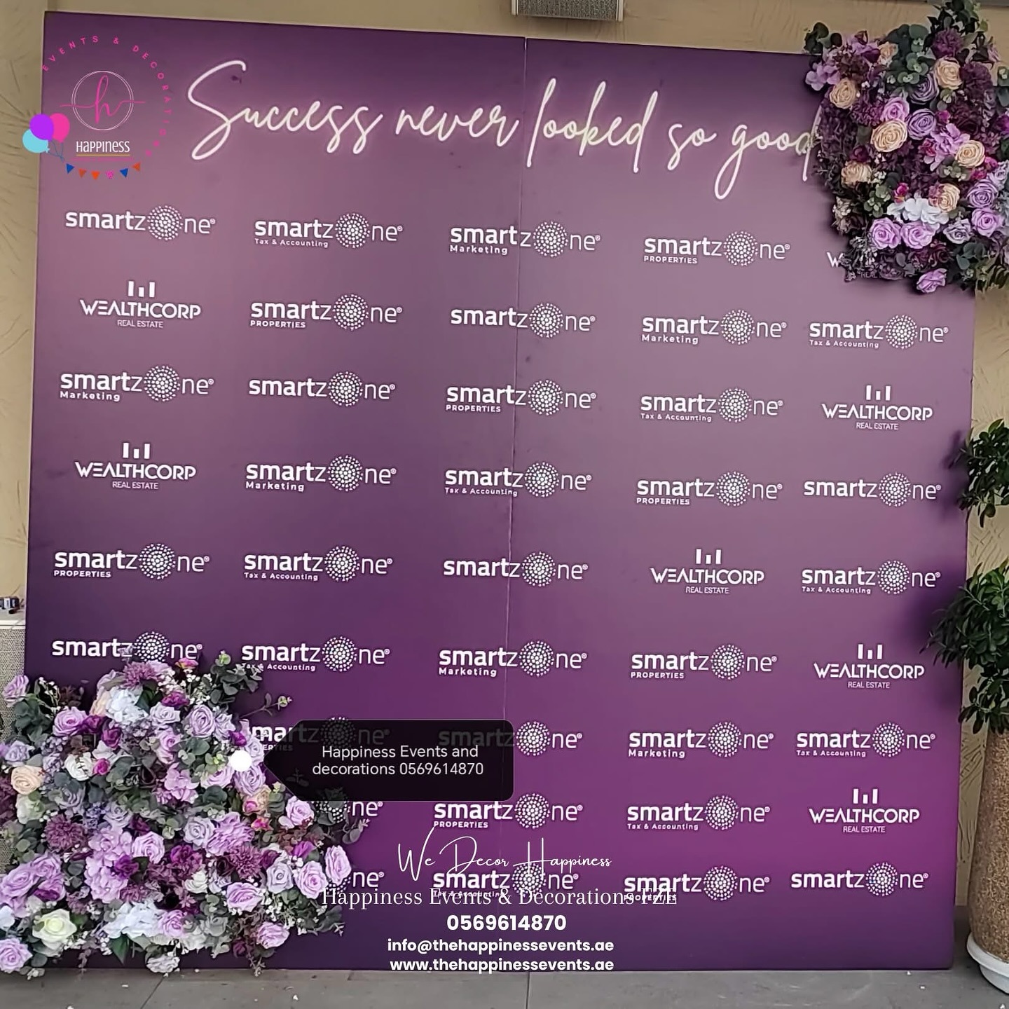 Corporate - Custom Event Photo Backdrop
