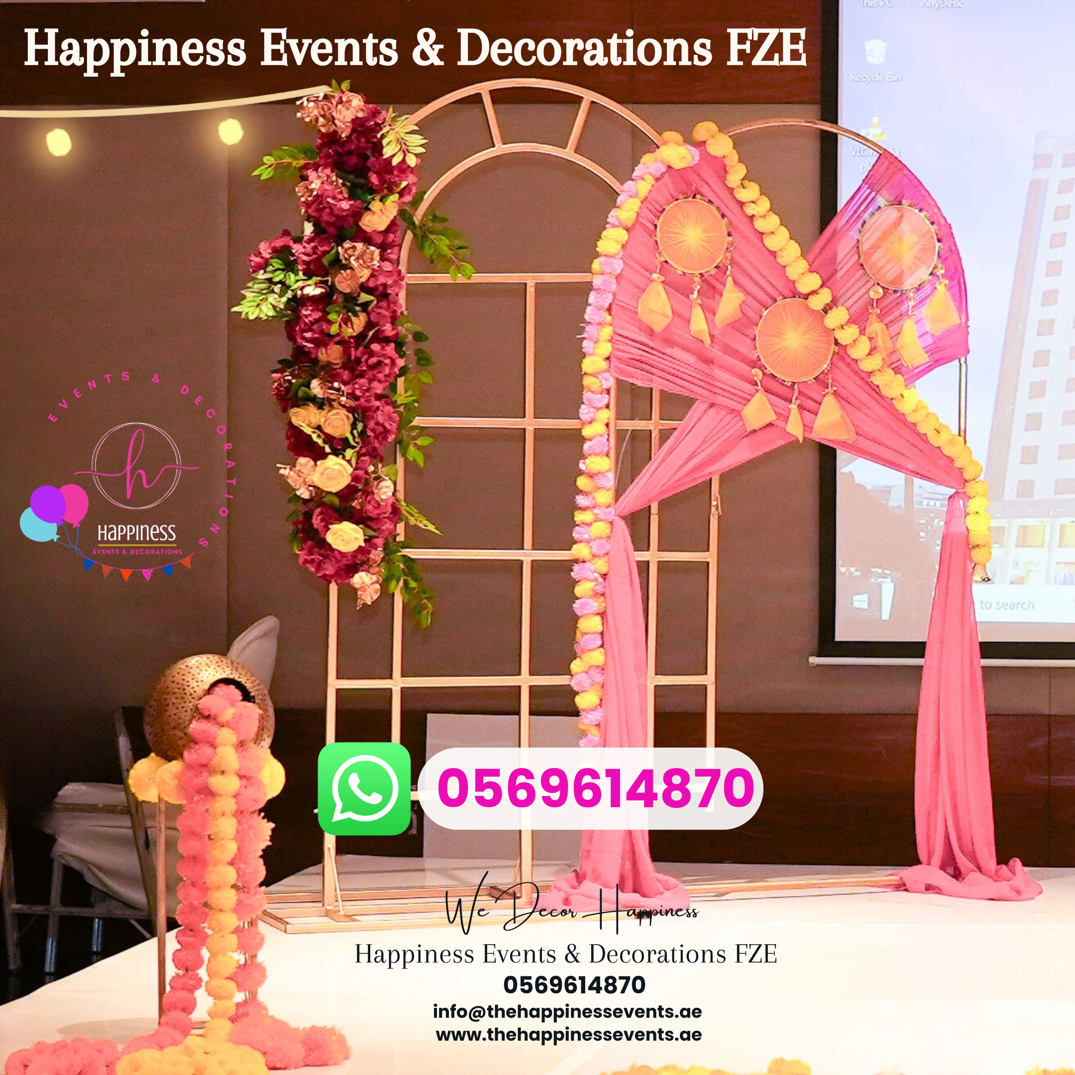 Elegant Floral Diwali Decorations 
