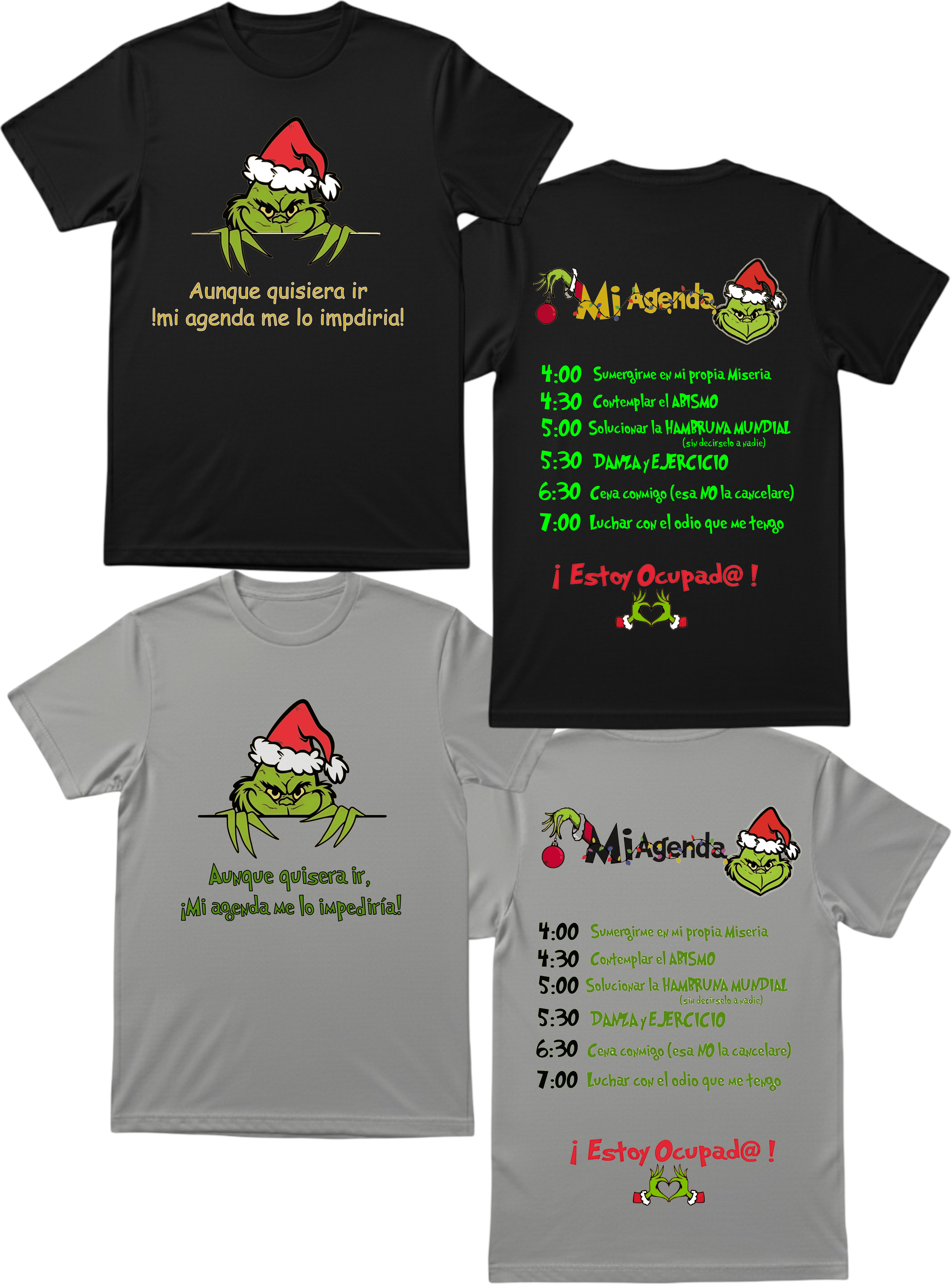 Polera Navideña de "El Grinch"