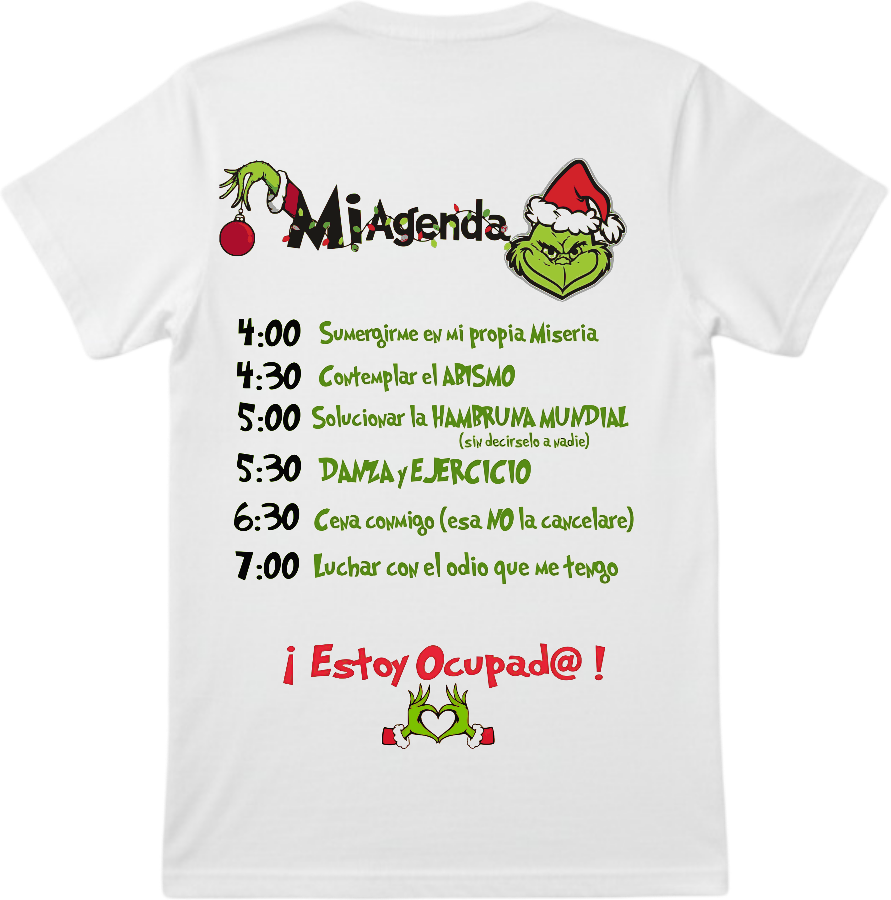 Polera Navideña de "El Grinch"
