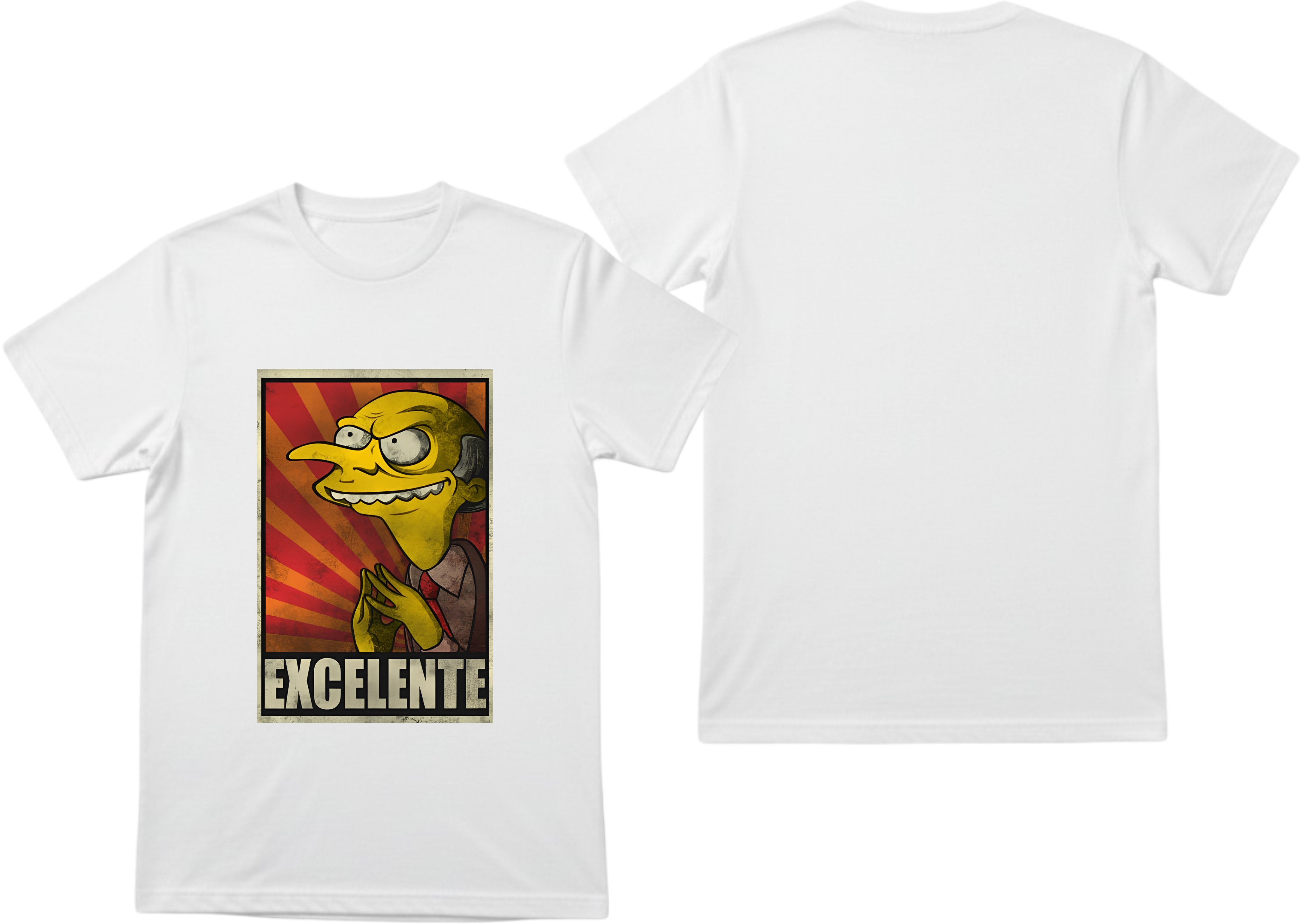 Polera Sr. Burns 'Excelente', The Simpsons, Los Simpsons