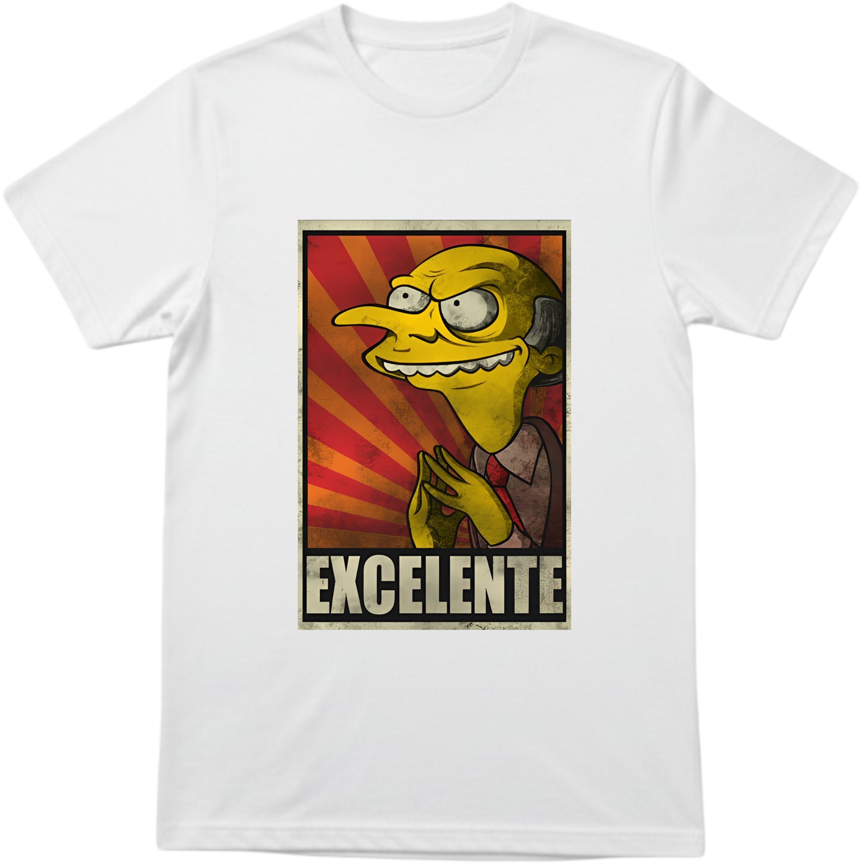 Polera Sr. Burns 'Excelente', The Simpsons, Los Simpsons