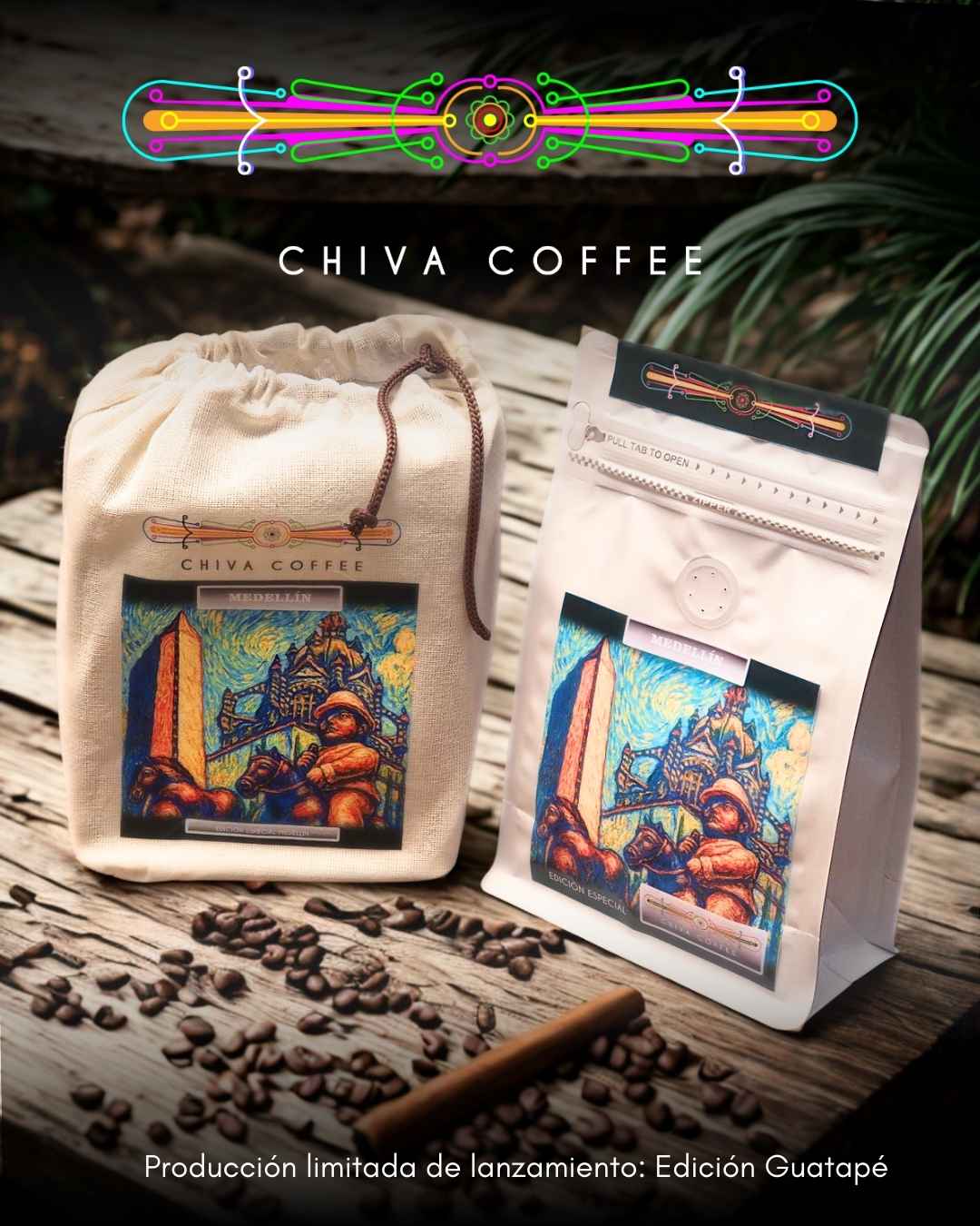 Chiva Coffee Edición MEDELLIN y ANTIOQUIA