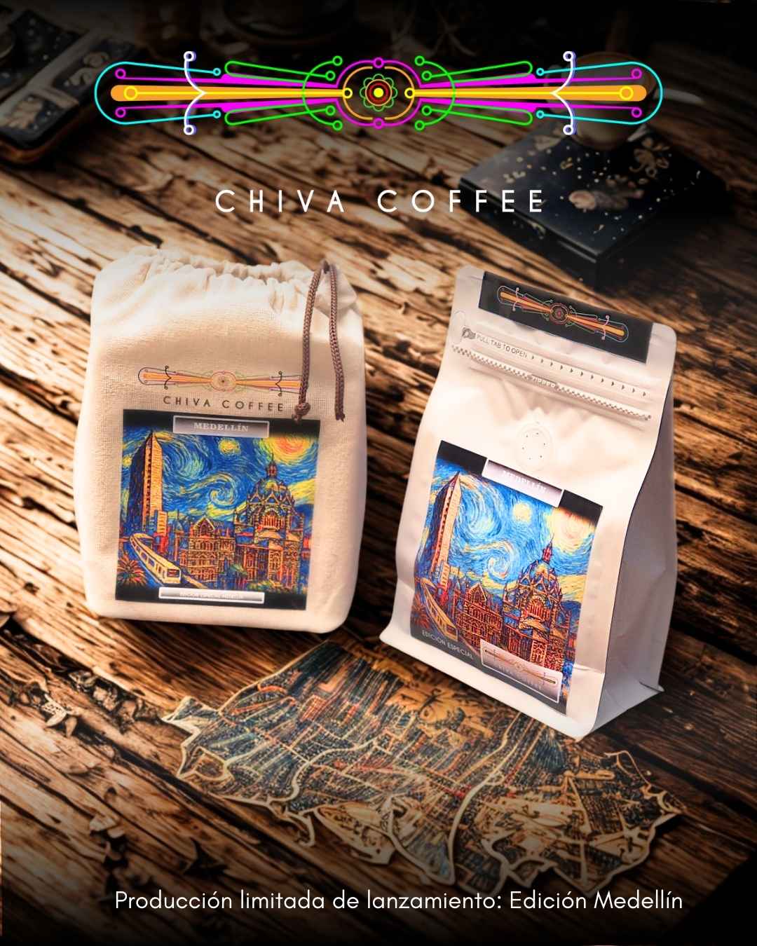 Chiva Coffee Edición MEDELLIN y ANTIOQUIA
