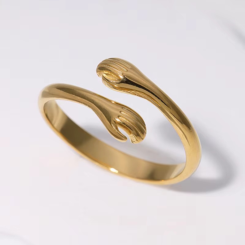 Elegant Hand Shaped Ring