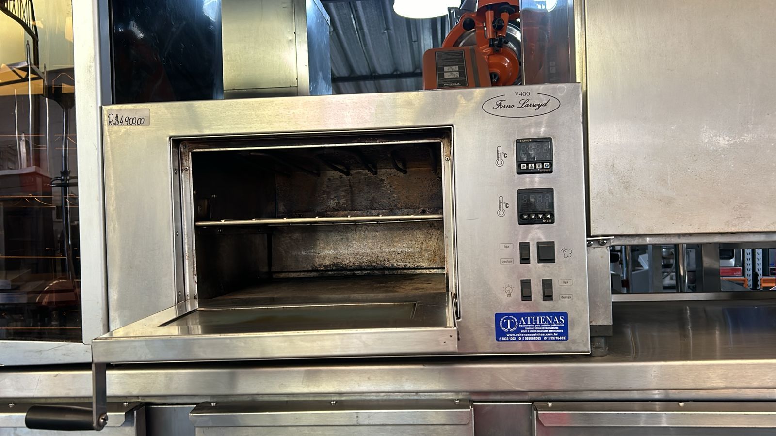 O forno elétrico Larroyd Gourmet