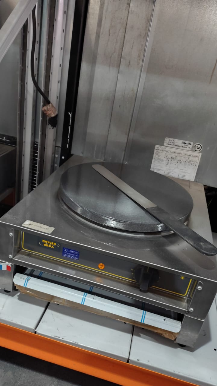 Máquina de crepe elétrica comercial