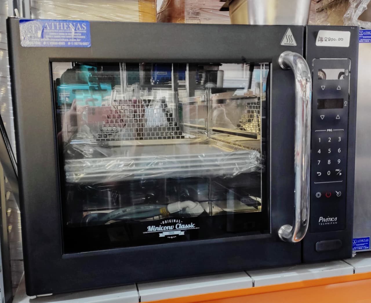 Forno Miniconv Programável Black