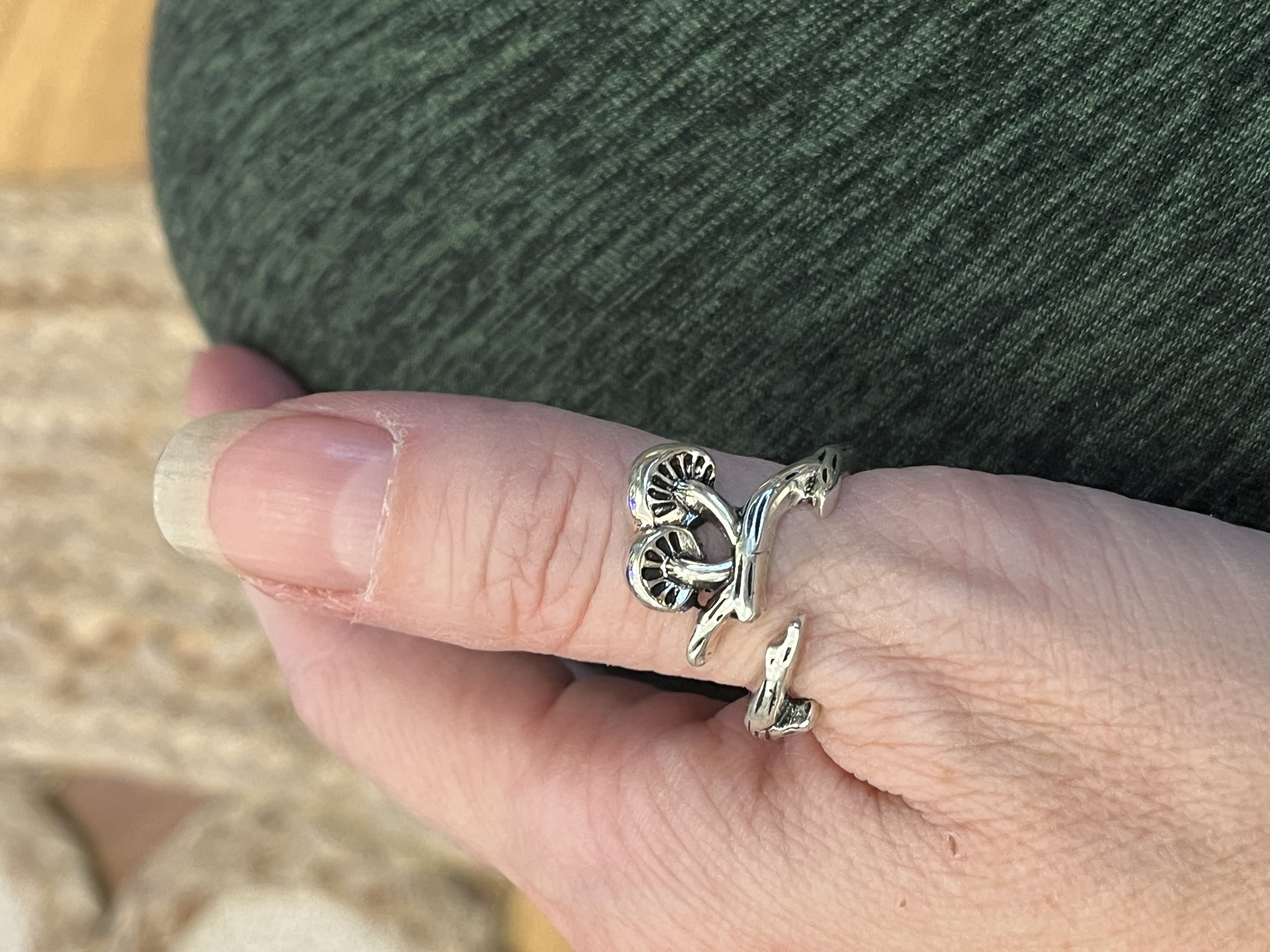 Selection of plant themed rings