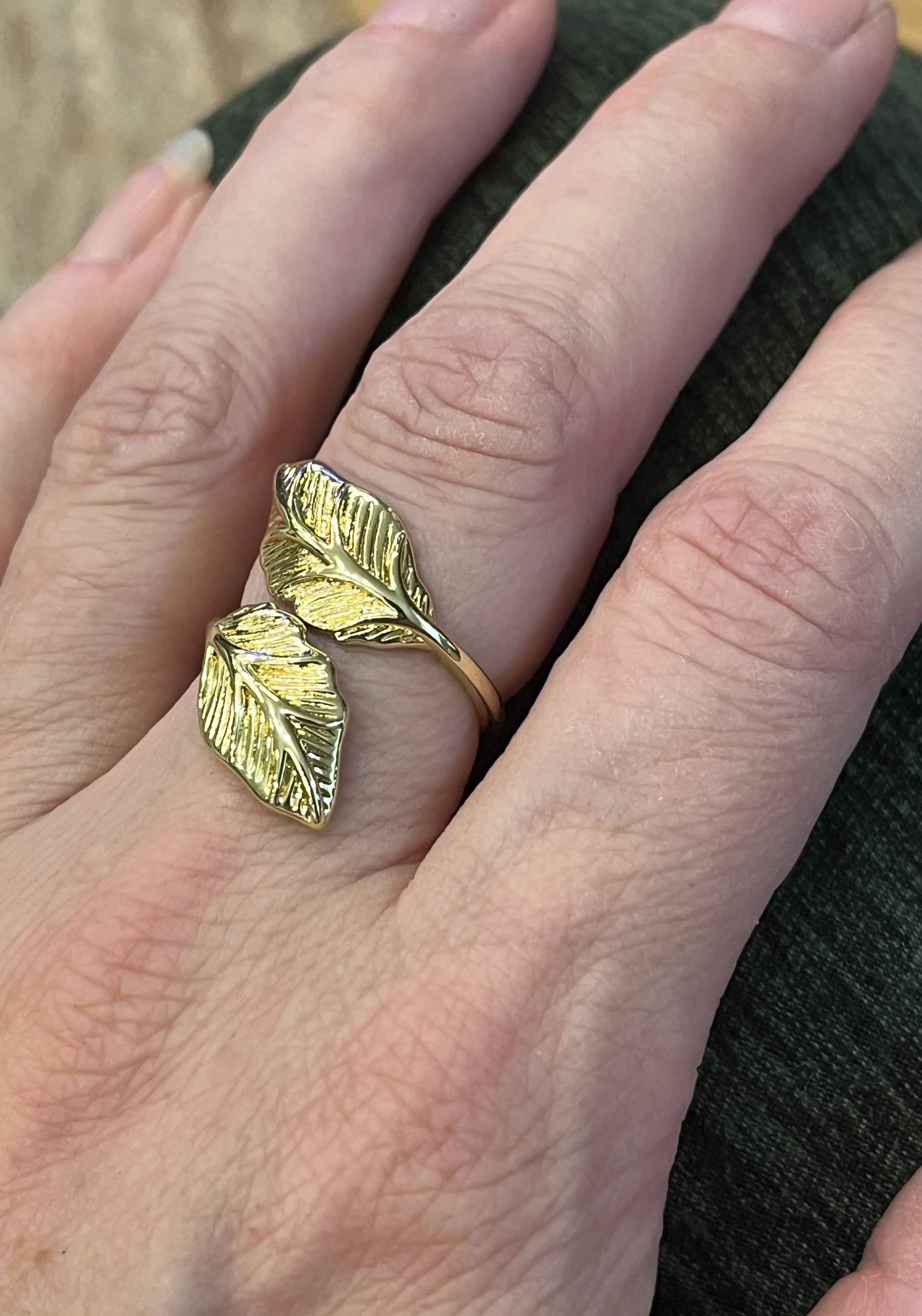 Selection of plant themed rings