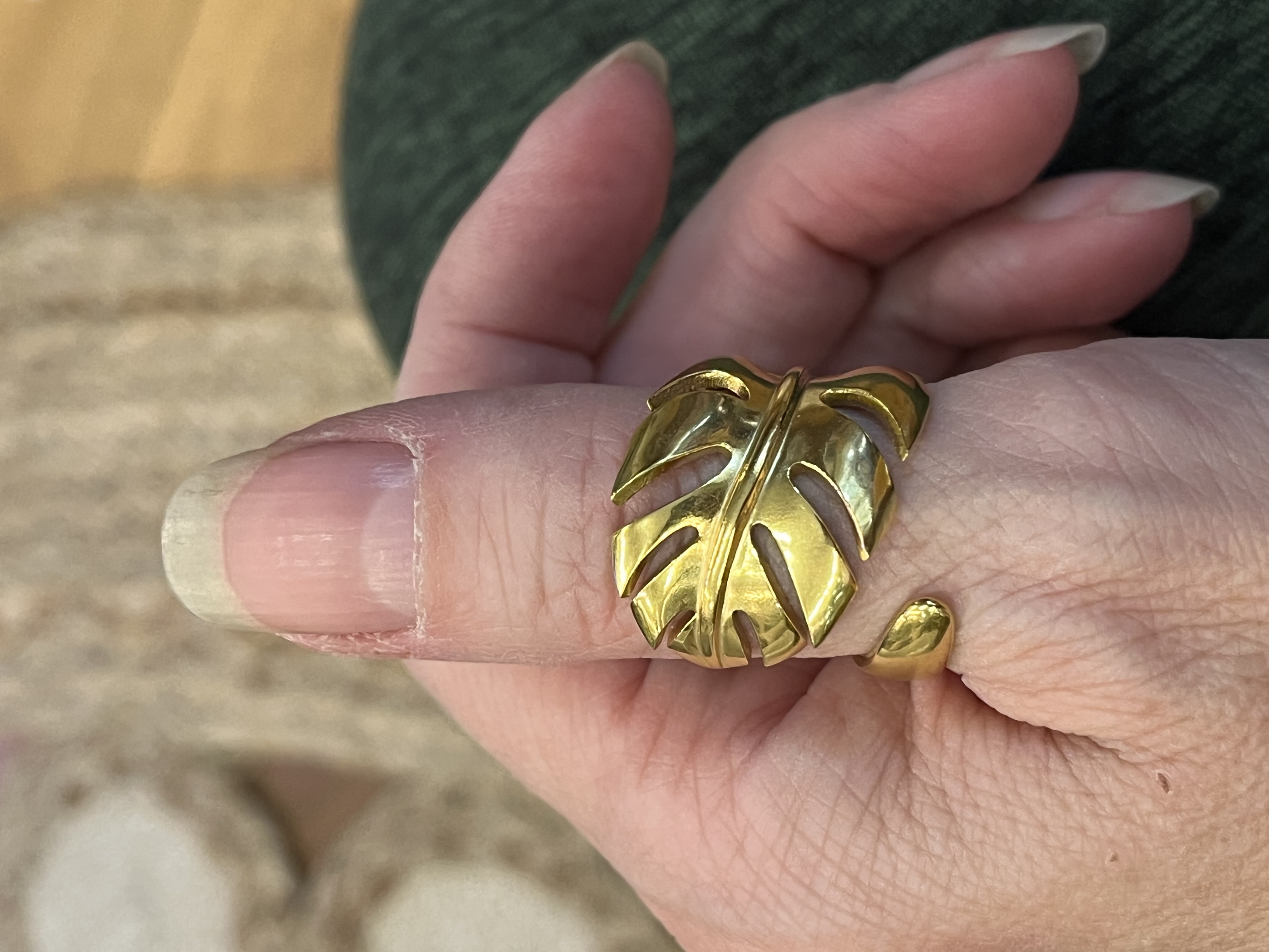 Selection of plant themed rings