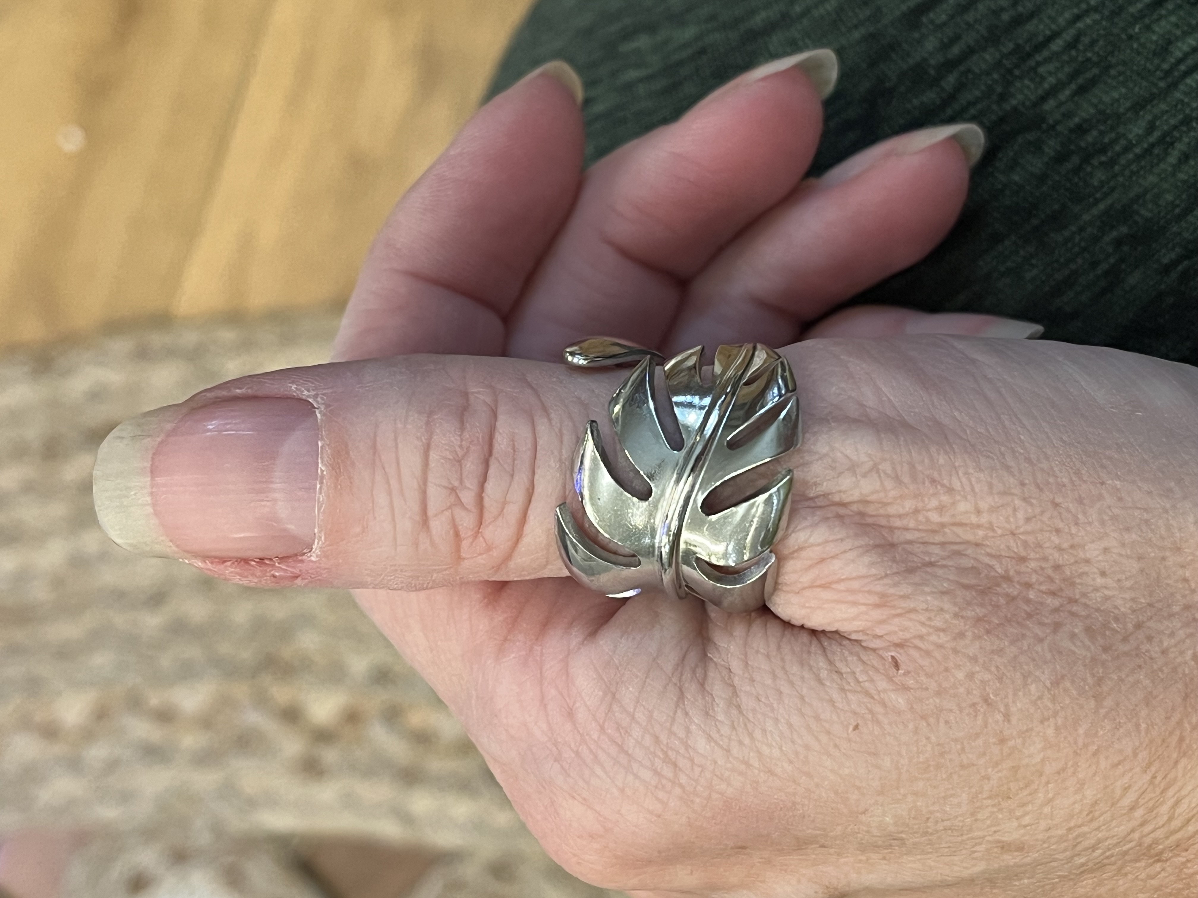 Selection of plant themed rings