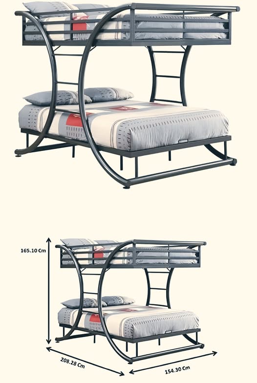 Cama metálica moderna