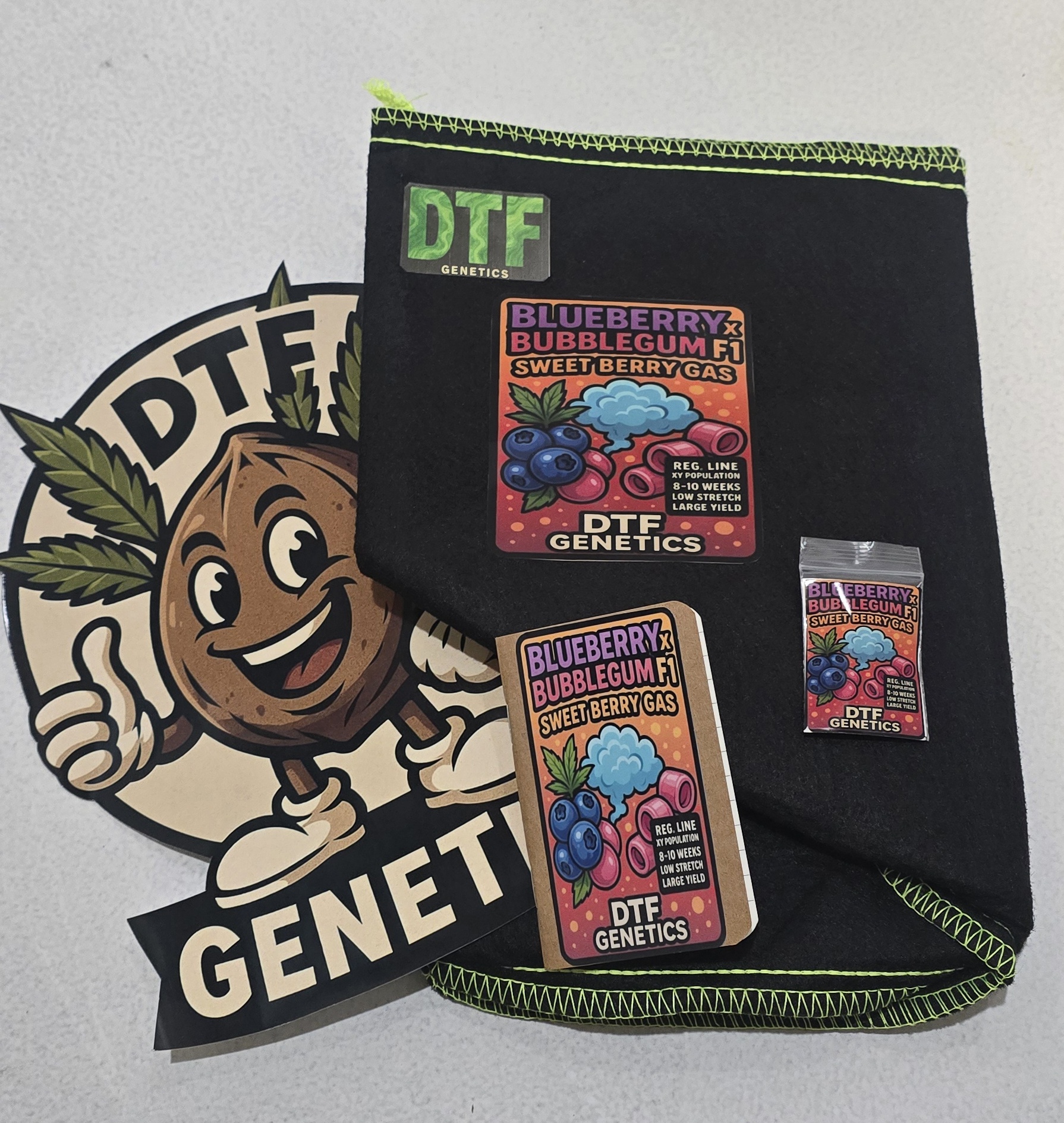 "10" gallon fabric pot, gardening merch bundle vol2