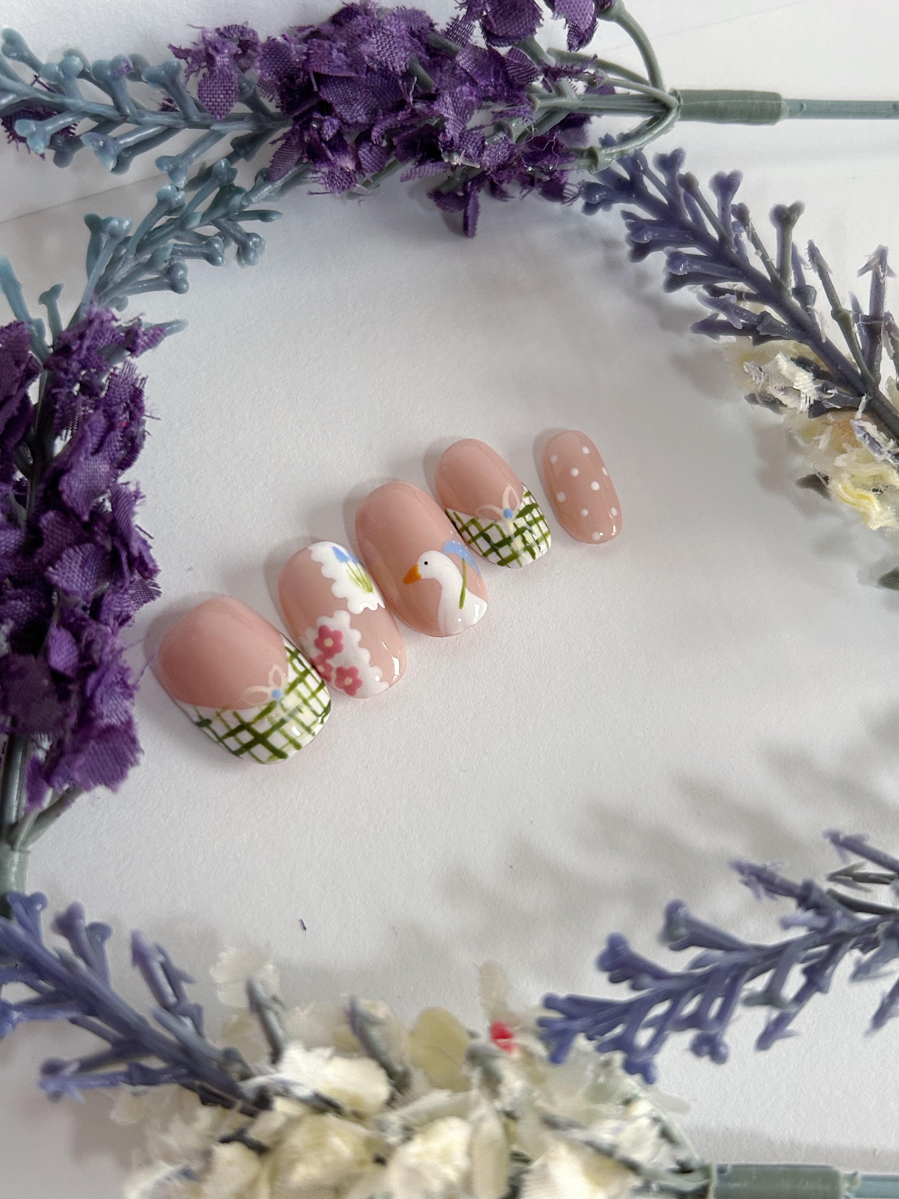 Spring Garden Press-On Nails