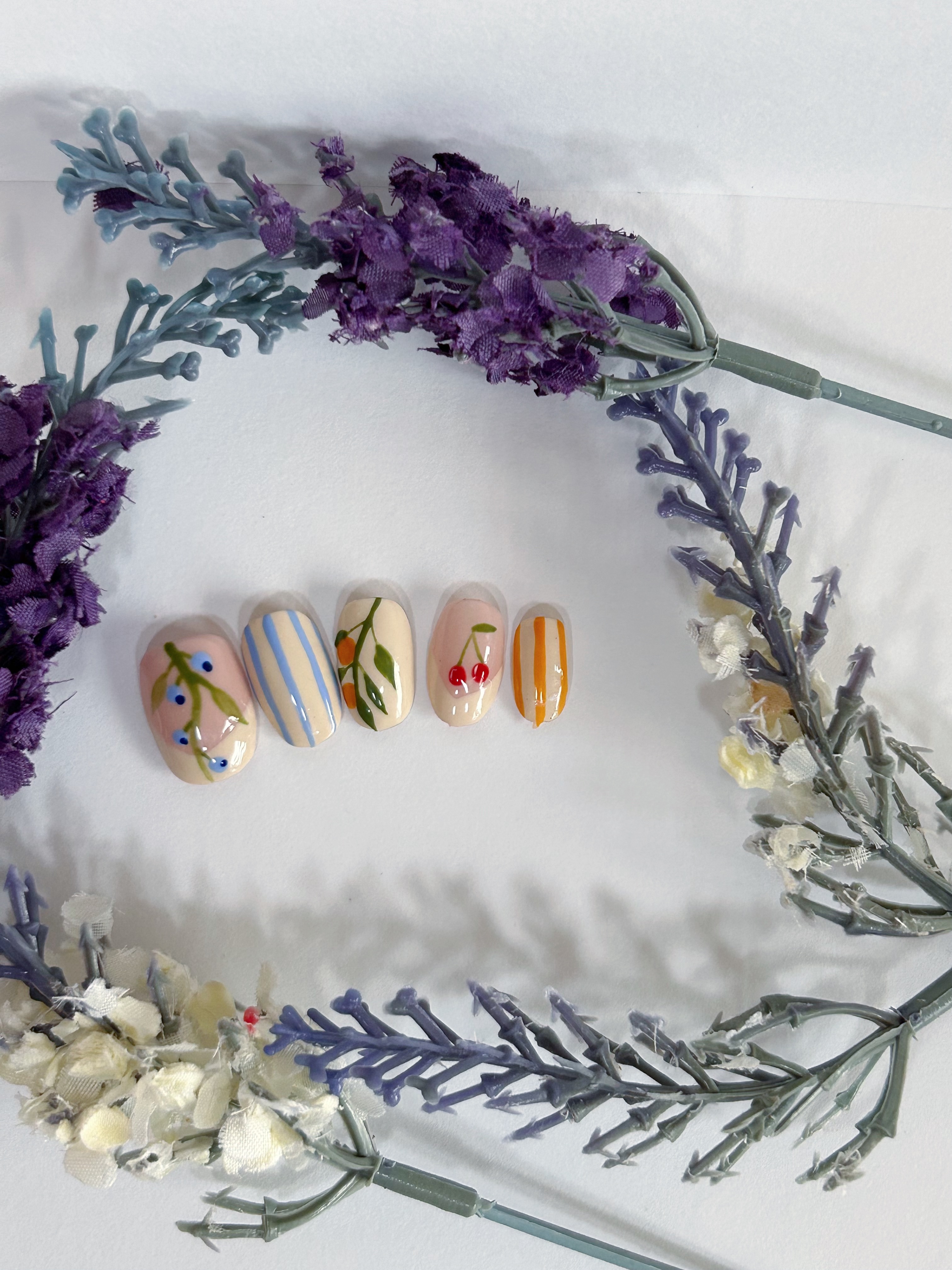 Floral & Fruit Nail Art Set