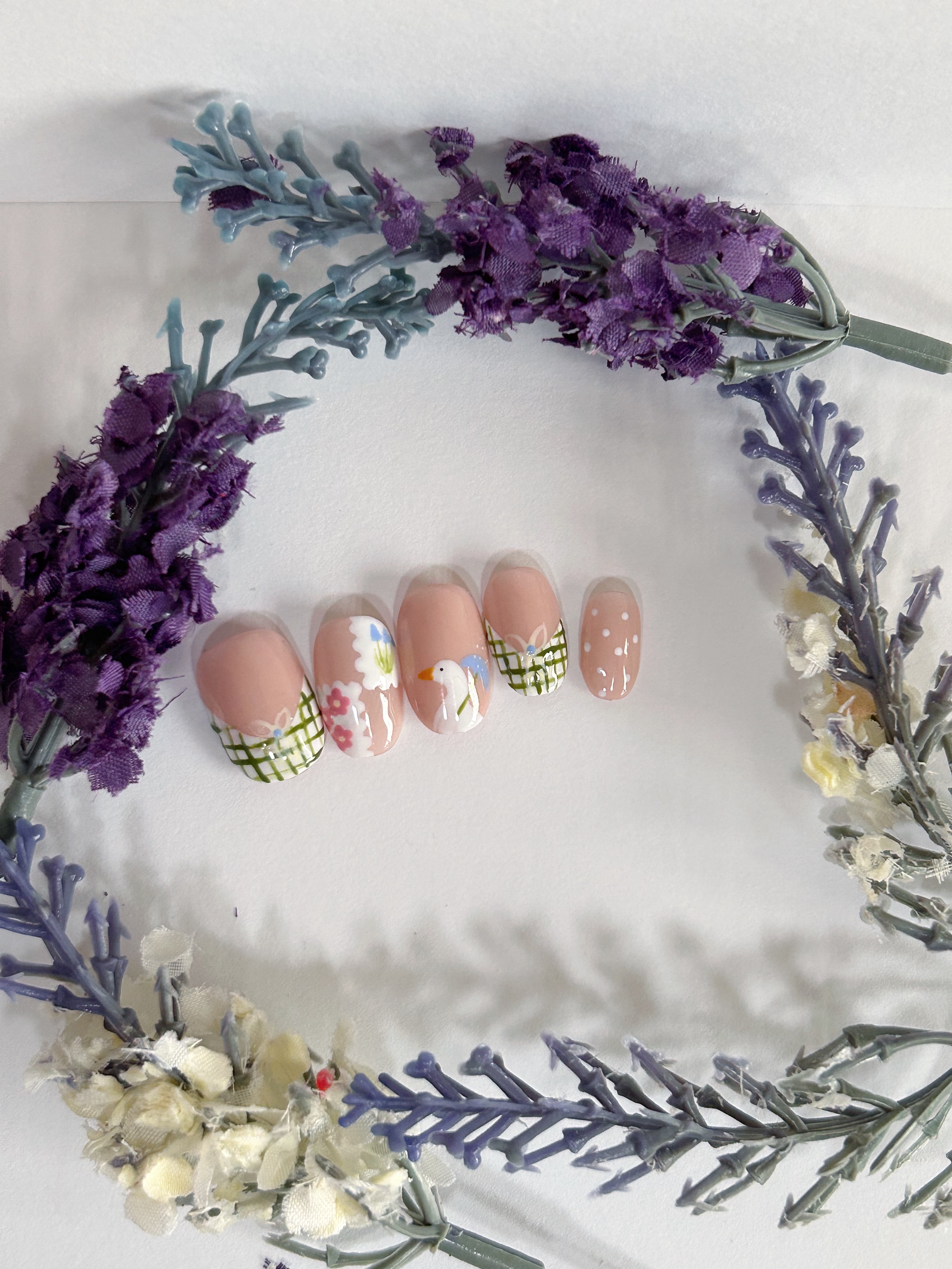 Spring Garden Press-On Nails