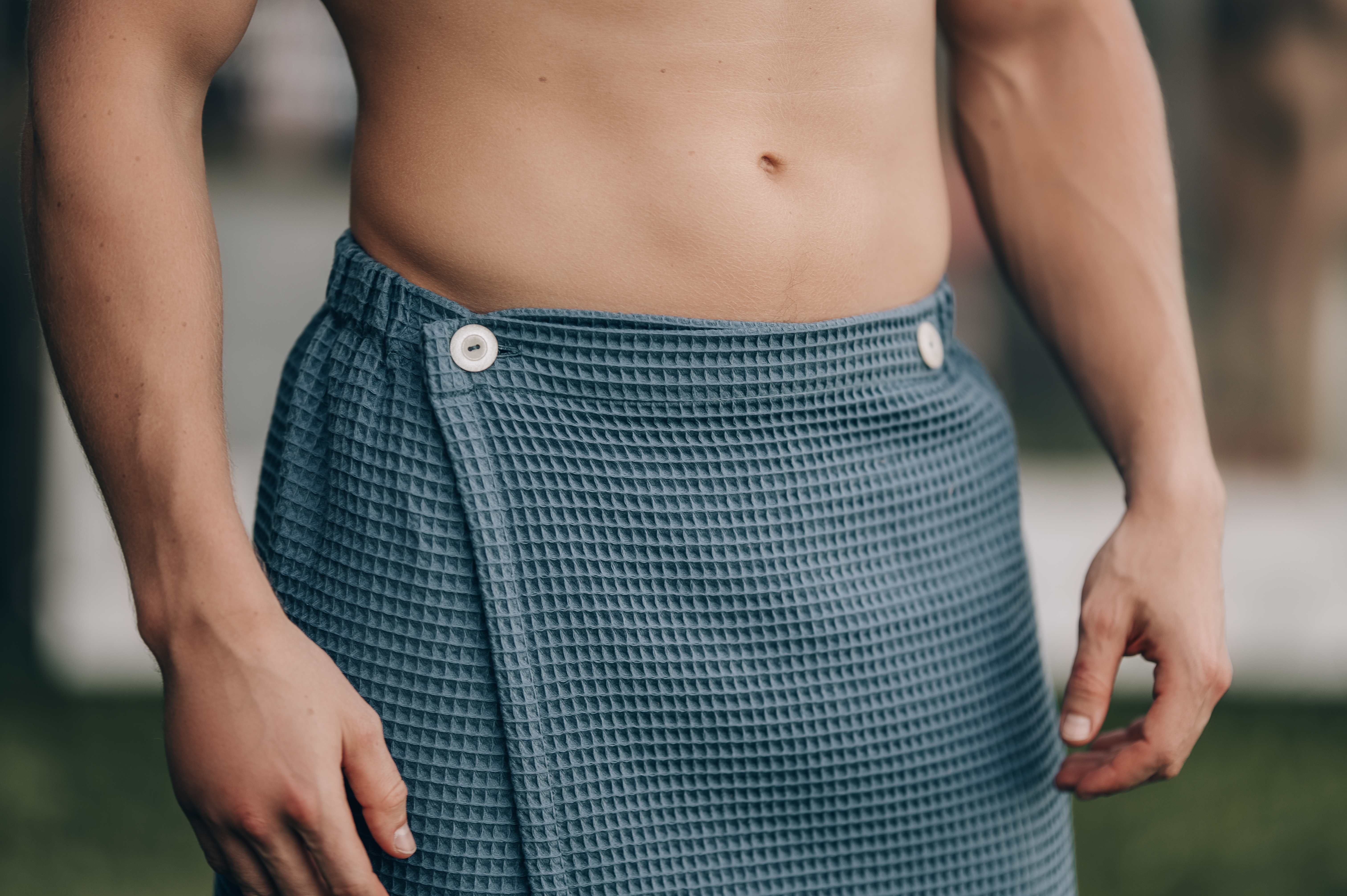 ASTEA MEN'S SAUNA TOWEL WRAP