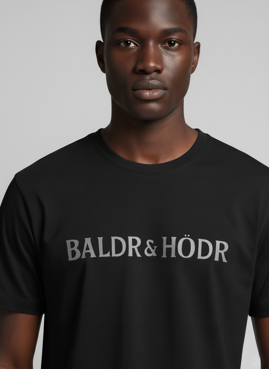 Pure Cotton Black T-Shirt- Seamless Invisible Stitch Design