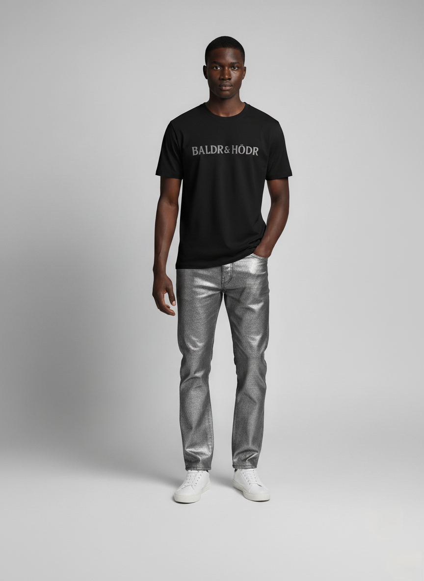 Pure Cotton Black T-Shirt- Seamless Invisible Stitch Design