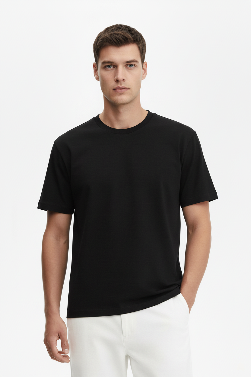 Supima Black T-Shirt
