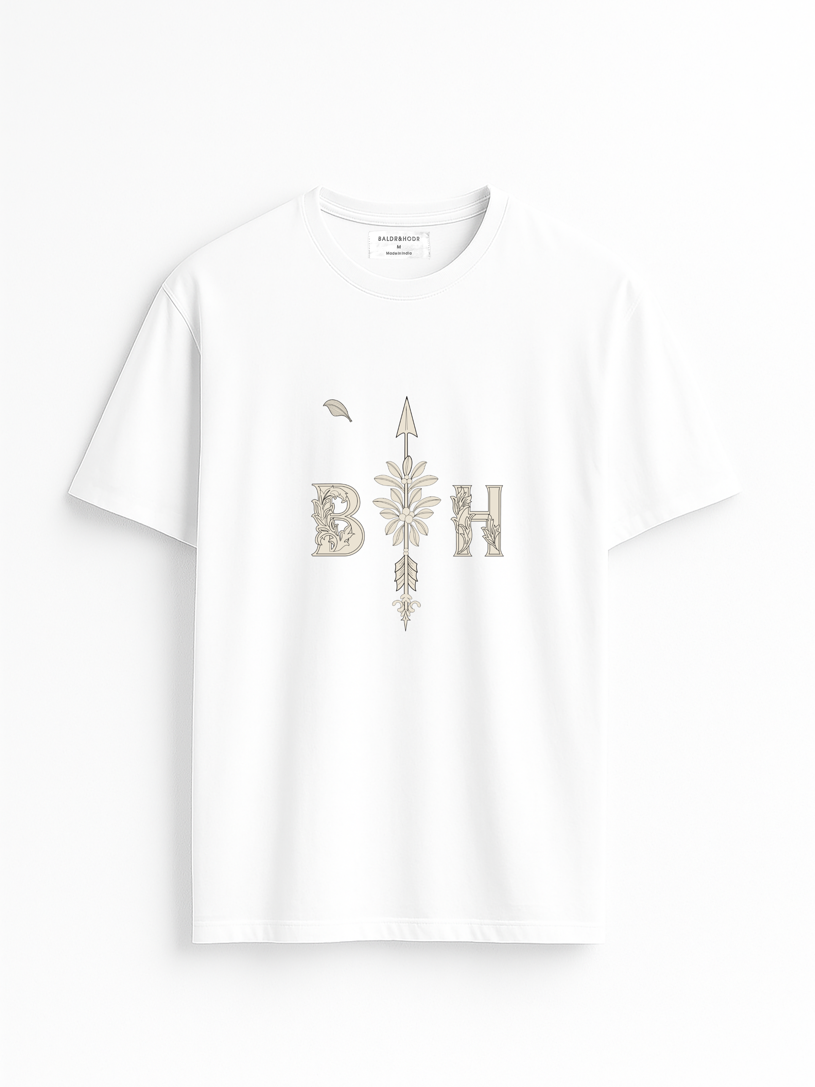 Pure Cotton White T-Shirt- Seamless Invisible Stitch Design