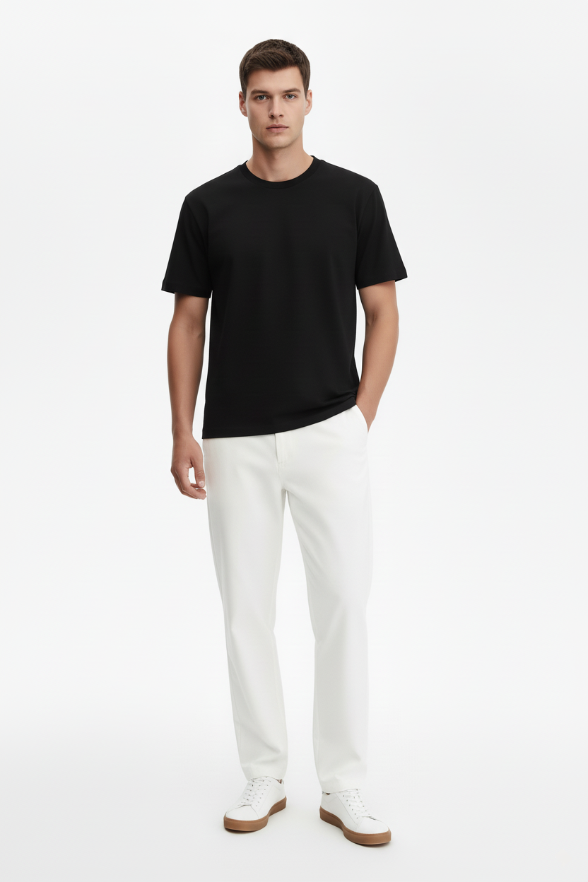 Supima Black T-Shirt